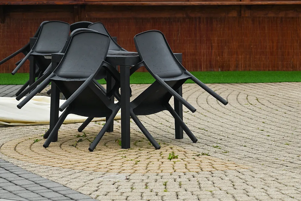 Gereinigte Gartenmöbel Gereinigte Gartenmöbel