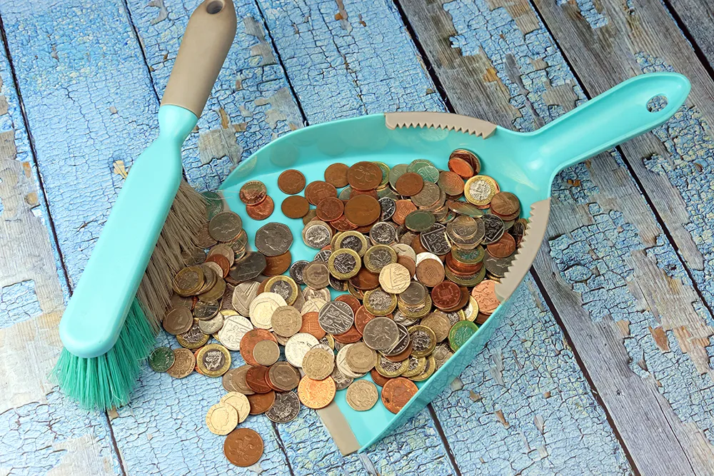 Sparkonzept bei der Wohnungsreinigung
